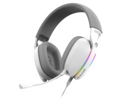 MARVO Pulz 70S vezetékes fejhallgató - fehér - RGB világítás (HG9086 WH)